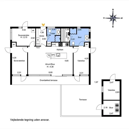 Ferienhaus Jb374-brovst-kronvildtvej-222 *
